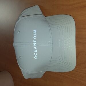 Oceanfoam 3D Glued Letters Snapback Hat Cap Beige
